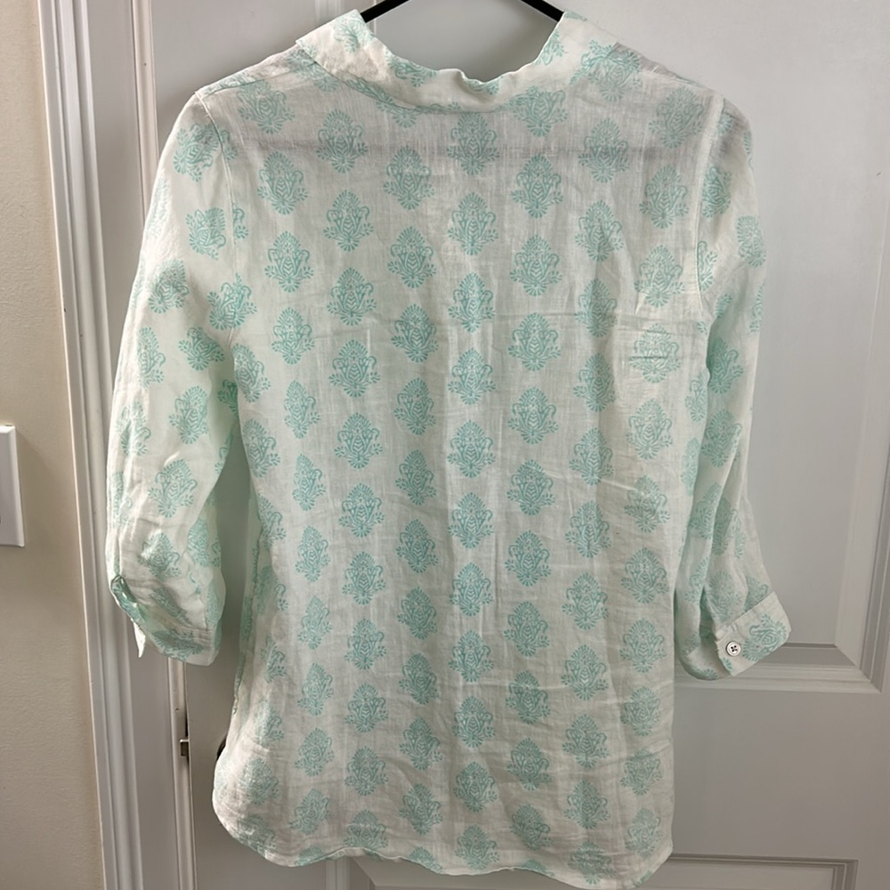 J. Jill Linen Button Down Blouse - Picture 6 of 6